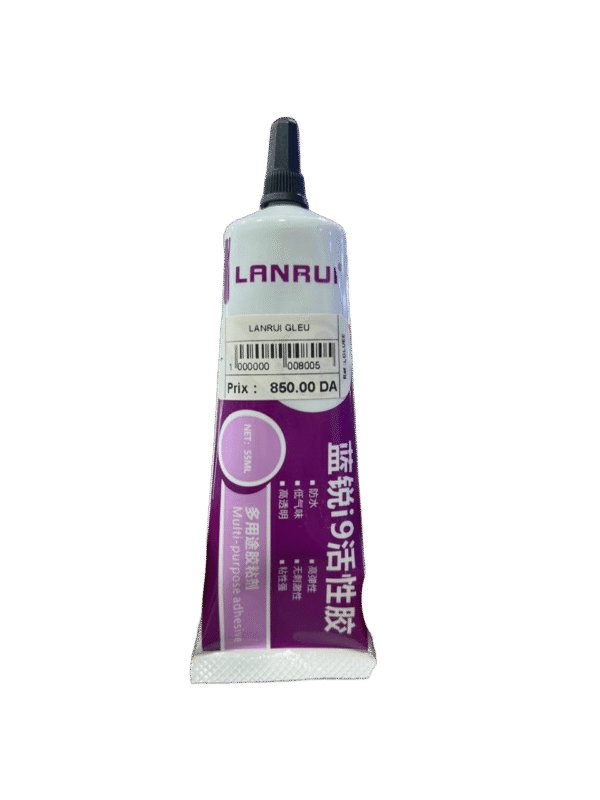LANRUI i9 55ml repair adhesive glue for mobile phone screen, LCD, OLED, and back cover replacement. Fast-curing, waterproof, flexible, and ideal for professional electronics repair.