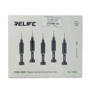 RELIFE RL-730A 5-in-1 Steel Cannon Precision Screwdriver Set