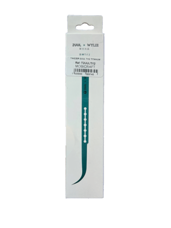 TWIZZER 2UUL T112 TITANIUM 2UUL Ti12 Titanium Curved Precision Tweezer