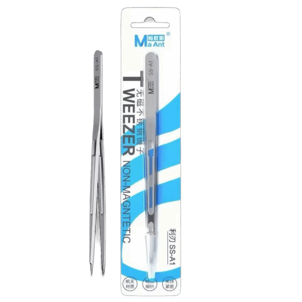 MaAnt SS-A Precision Non-Magnetic Stainless Steel Tweezers